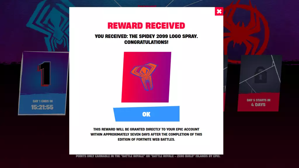 Receive reward based on the team you choose. (Picture: Epic Games)