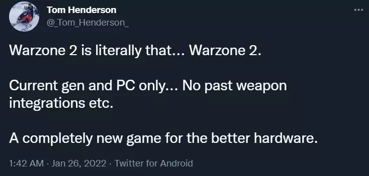 what is warzone 2?