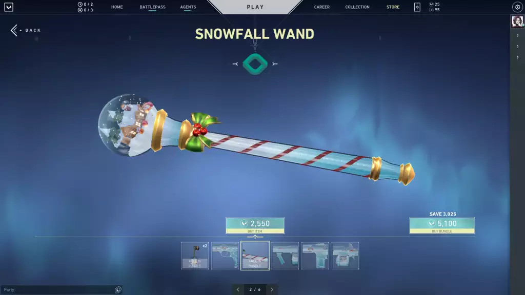 snowfall wand