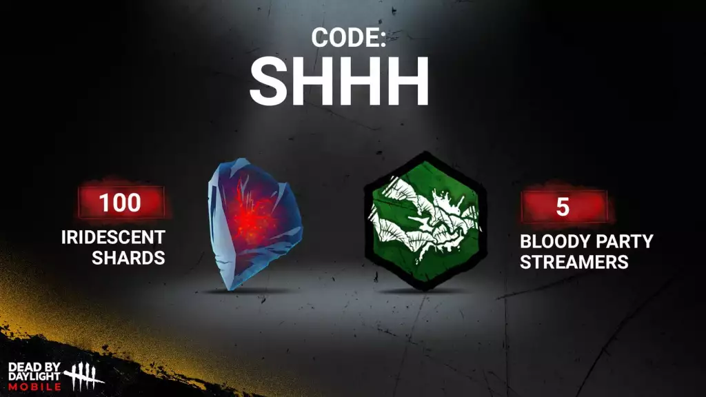 shhhh code dead by daylight mobile