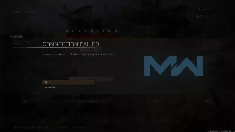 Call of Duty Warzone Pacific Season 3 Current player not allowed error bug and fix Xbox