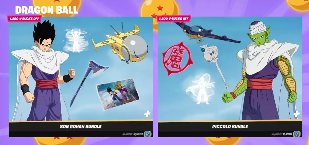 Dragon Ball in Fortnite Item Shop Today.
