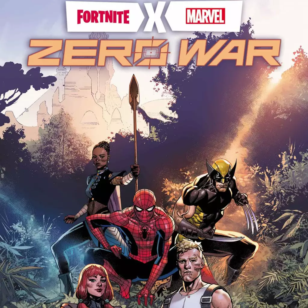 fortnite x marvel zero war comic book cover first issue marvel fortnite characters