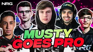 Musty goes pro! NRG announce new sub in "major roster transition"