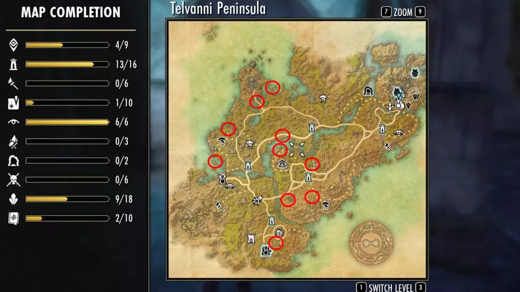 elder scrolls online antiquities guide telvanni alchemy station antiquity system leads dig sites scrying map locations