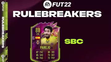 FIFA 22 Dani Parejo Rulebreakers SBC: Cheapest solutions, rewards, stats