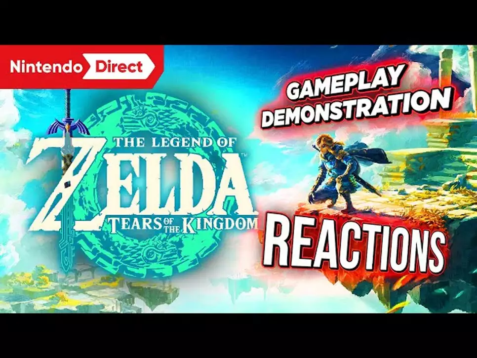Zelda Tears of the Kingdom GAMEPLAY REACTION!