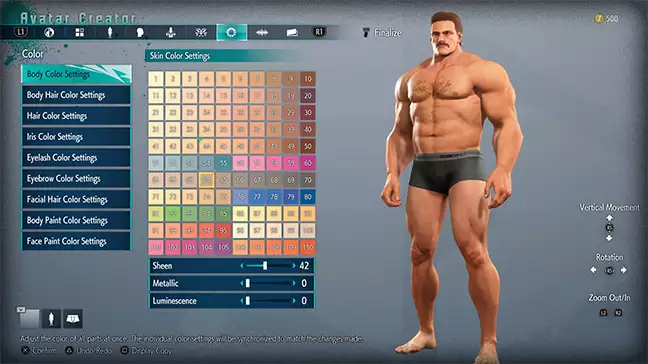 street fighter 6 features guide avatar creator character customization user interface ui menu presets options settings