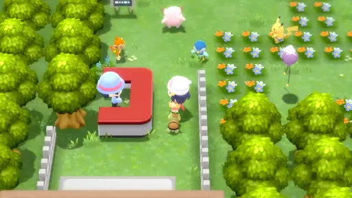How to walk with pokemon Brilliant Diamon