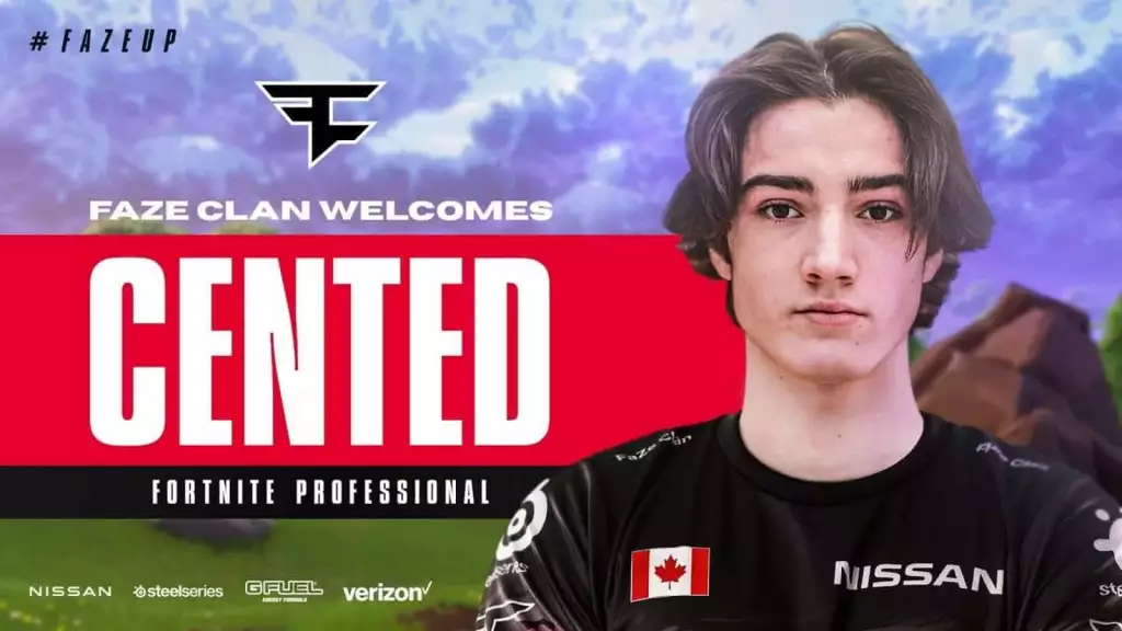 FaZe Clan Rosters Fortnite Player, Cented.