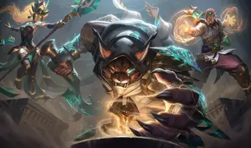 All of the new Patch 10.2 skins including Dragonslayer Olaf