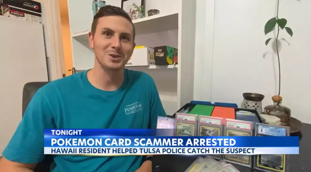 pokemon card seller scam arrested