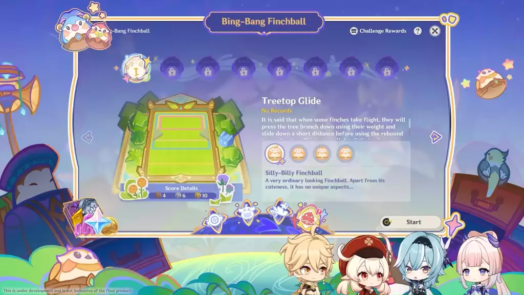 Bing-Bang Finchball mode in Genshin Impact Secret Summer Paradise Event. (Picture: HoYoverse)