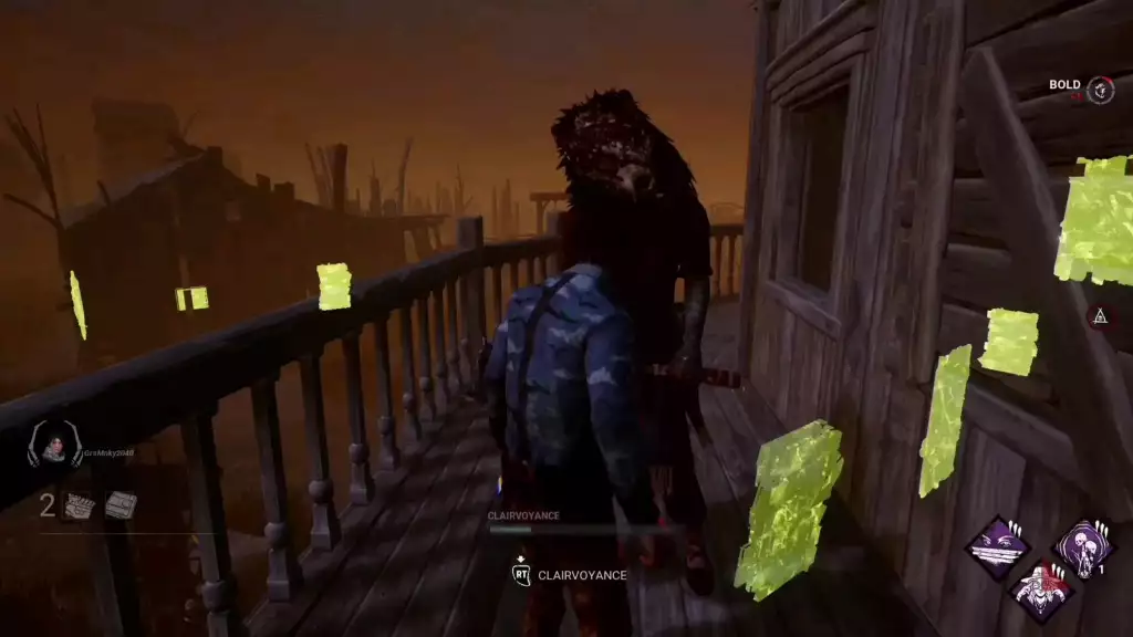 clairvoyance dead by daylight