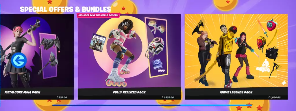 Special Offers & Bundles in Fortnite Item Shop Today. 