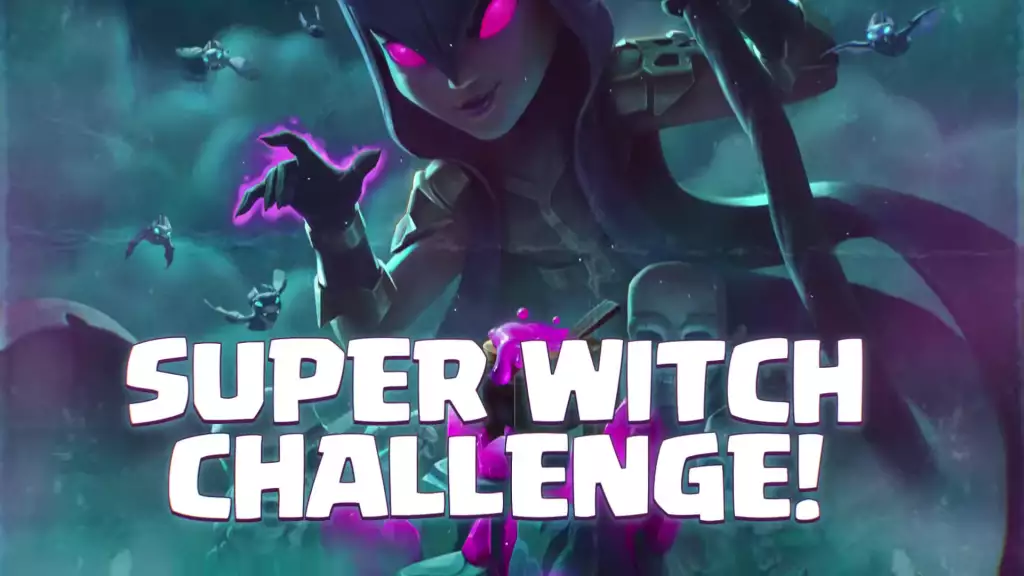 clash royale season 35 bewitched update super witch challenge super troops challenge starting deck