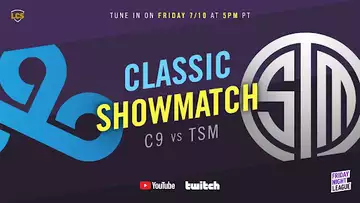 LoL classic showmatch will pit classic TSM and Cloud9 rosters