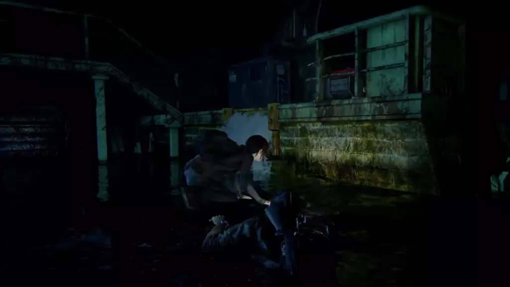 the last of us part 1 puzzle guide how to turn on generator sewers ellie wooden palette float across