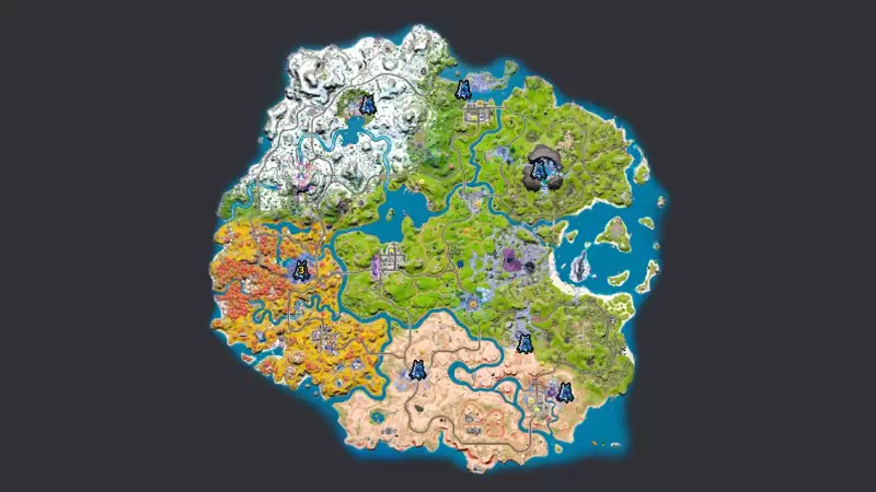 Fortnite Where to Find Howler Claws and Alteration Altars many locations and more around the Reality Tree
