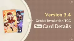 All New Genshin Impact 3.4 Genius Invokation TCG Character Cards