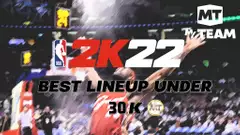 NBA 2K22 MyTeam: Best lineup under 30K MT coins