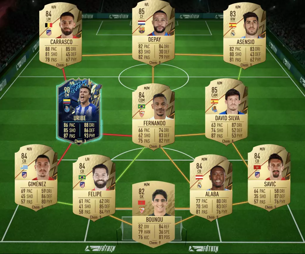 FIFA 22 Rodrygo SBC Real Madrid squad solution