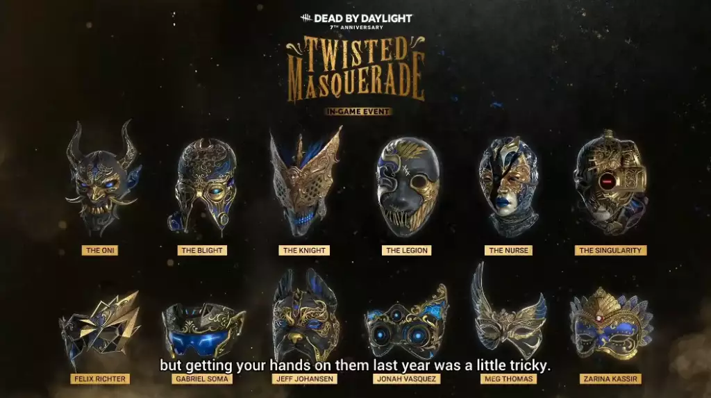 Twisted Masquerade 2023 Masks