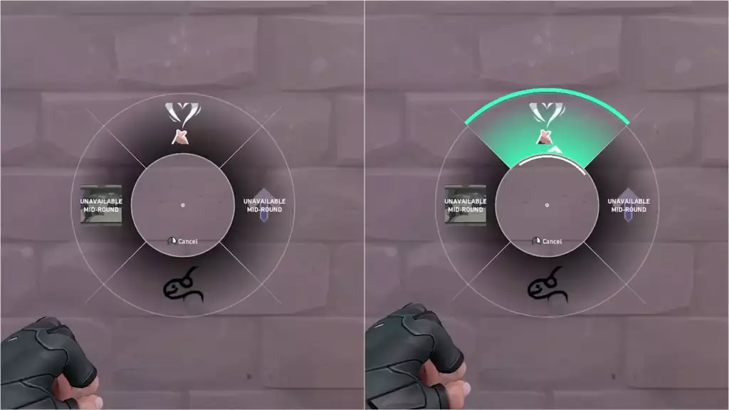 Guide to use Spray Wheel in Valorant. 
