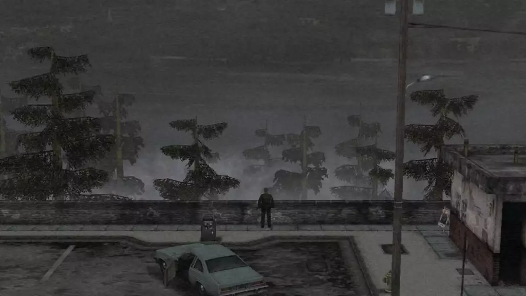 Silent Hill 2 opening scene
