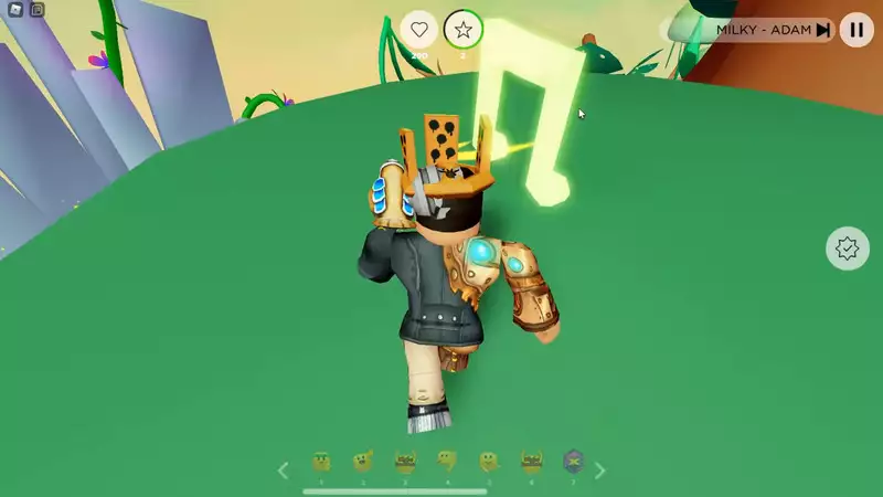 Roblox free items on Spotify island collecting 20 musical notes