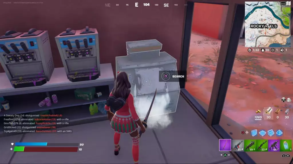 Where to find coolers and ice machines in Fortnite