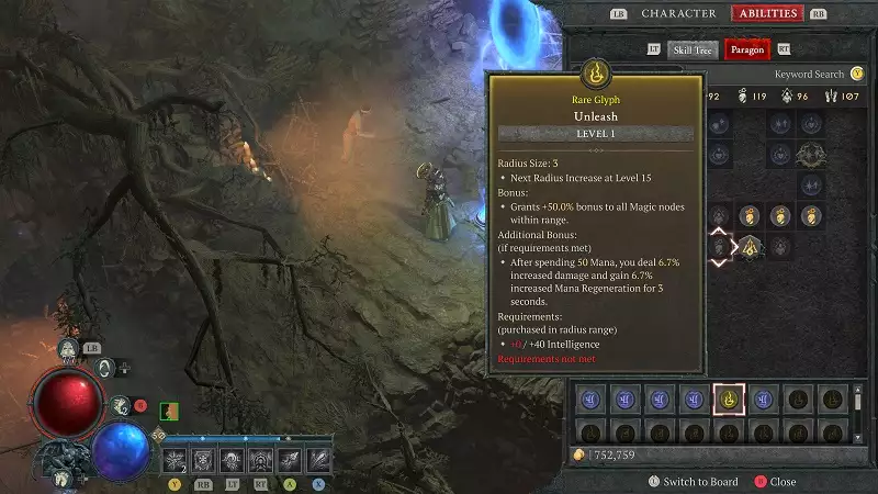 Diablo 4 glyphs upgrade how to xp required levels nightmare dungeon tiers experience rewards