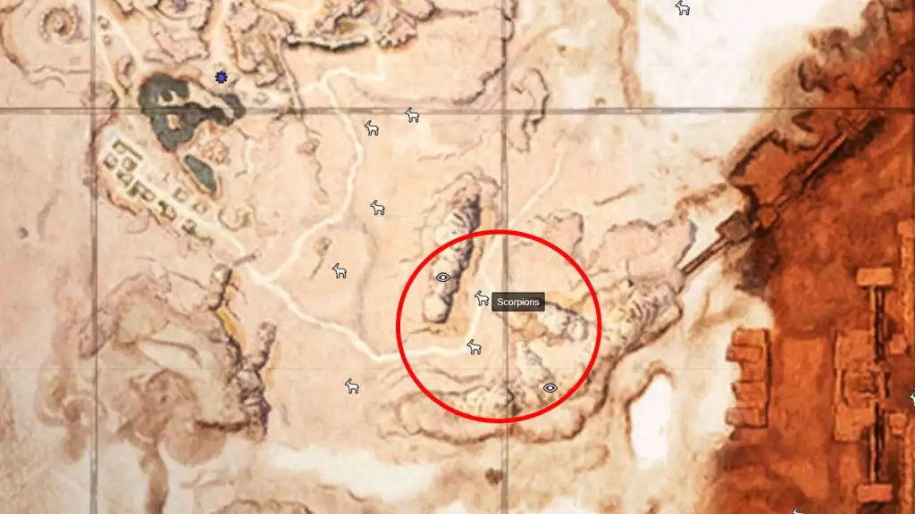 conan exiles pet companions guide how to get scorpion hatchling map locations the exiled lands the scorpions den