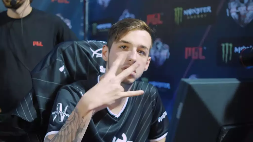 kennyS representing G2 Esports in a Major