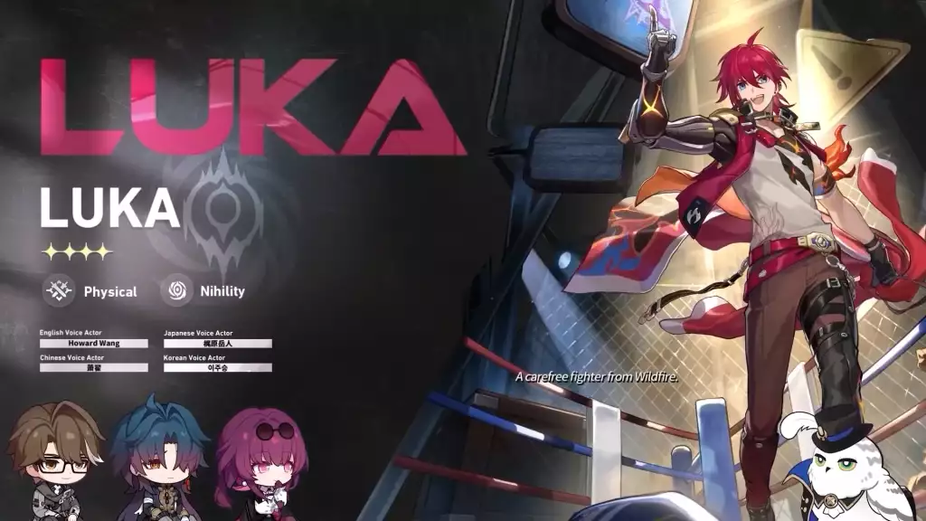 Luka will be a 4-star playable character in Honkai: Star Rail 1.2 update. 