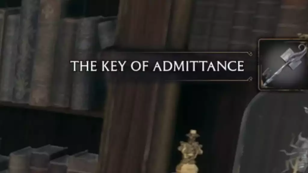 Cómo obtener la llave de admisión en el legado de Hogwarts. (Imagen: juegos de WB)