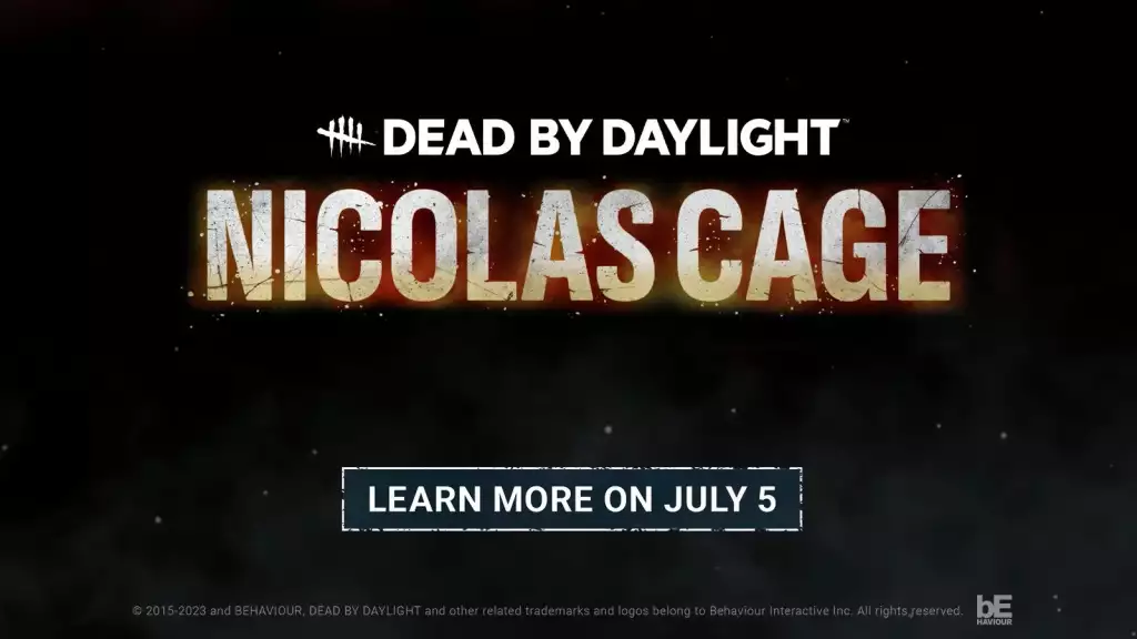 nicolas cage dead by daylight