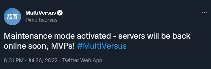 Multiversus servers down how to check status connection issues disconnect regions list