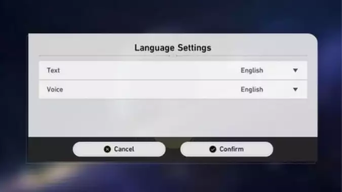 How to Change Text and Voice Language in Honkai: Star Rail