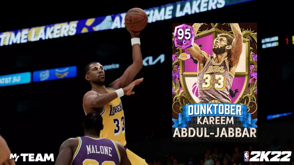 NBA 2K22 MyTeam Dunktober Kareem Abdul-Jabbar