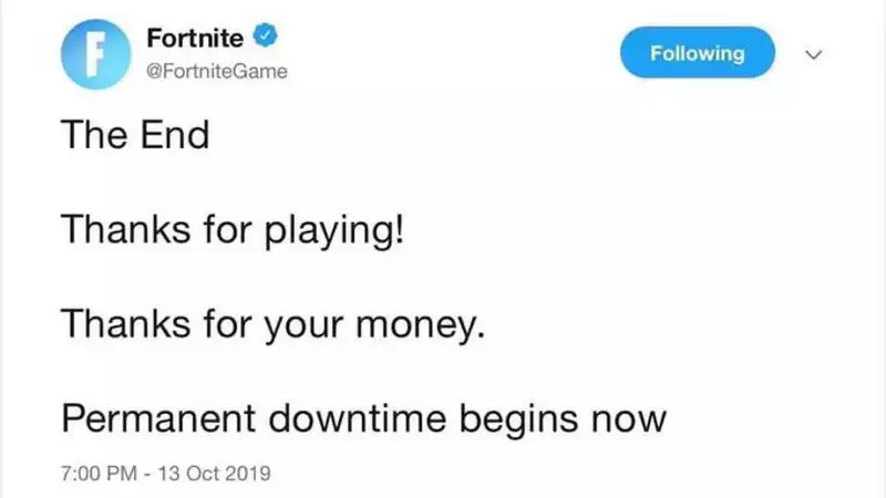 Is Fortnite Shutting Down in 2022 fake twitter posts