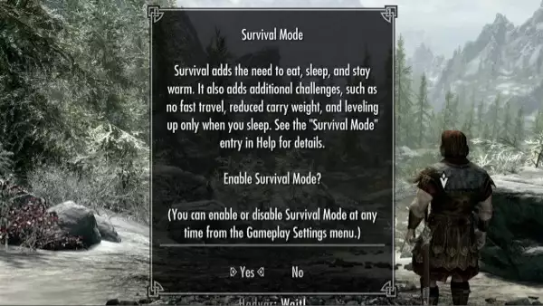 skyrim anniversary edition skyrim anniversary edition survival mode survival mode enable survival mode disable