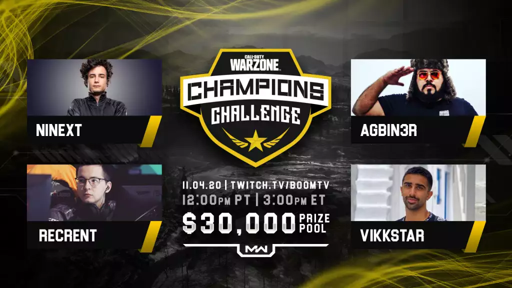 How to watch $30K Champions Challenge Warzone event