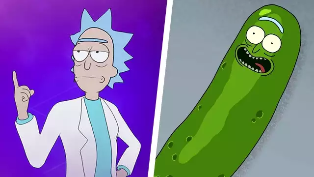 Get the Pickle Rick back bling for free in Fortnite