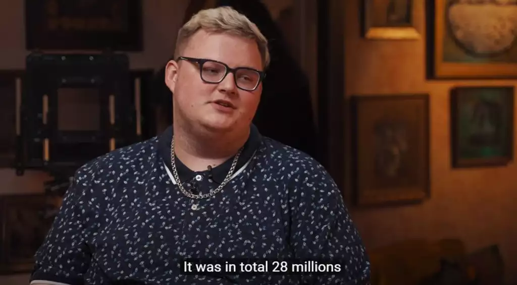 Boombl4 has spent 28 million rubles on Angelika, which is equivalent to $500,000.