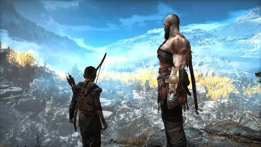 How did Kratos make it to Midgard in God of War