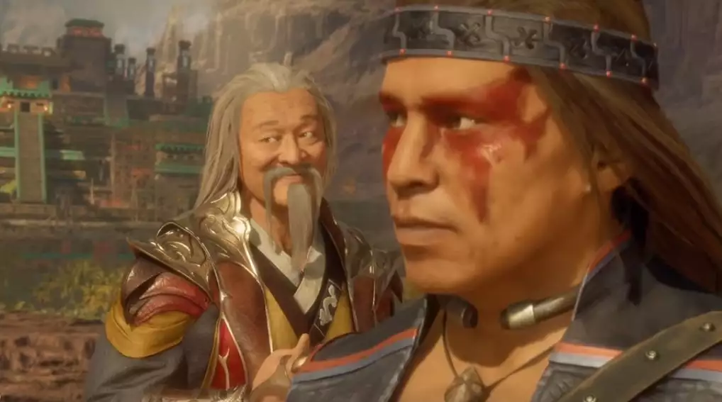 Shang Tsung's smug face Mortal Kombat 11