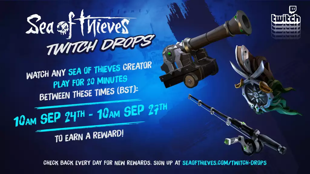 Sea of Thieves Twitch Drops - September 2021