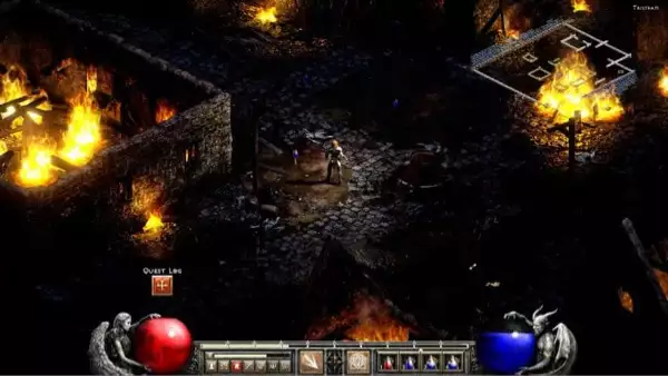 Where is the underground passage in Diablo 2