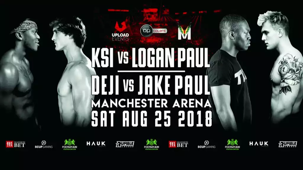 Logan Paul vs KSI poster Jake Paul